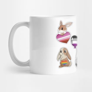 LGBT pride bunnies Mug